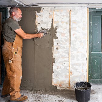 Pussmørtel montering 4 Pussmørtel montering 4